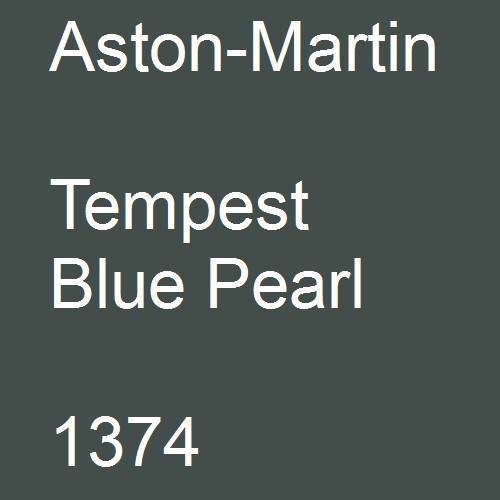 Aston-Martin, Tempest Blue Pearl, 1374.